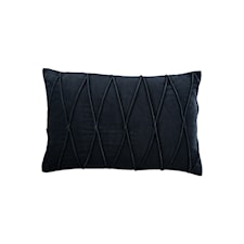 Gripsholm Ina Kuddfodral Gots Bomullsammet40x60 cm Midnattsblå