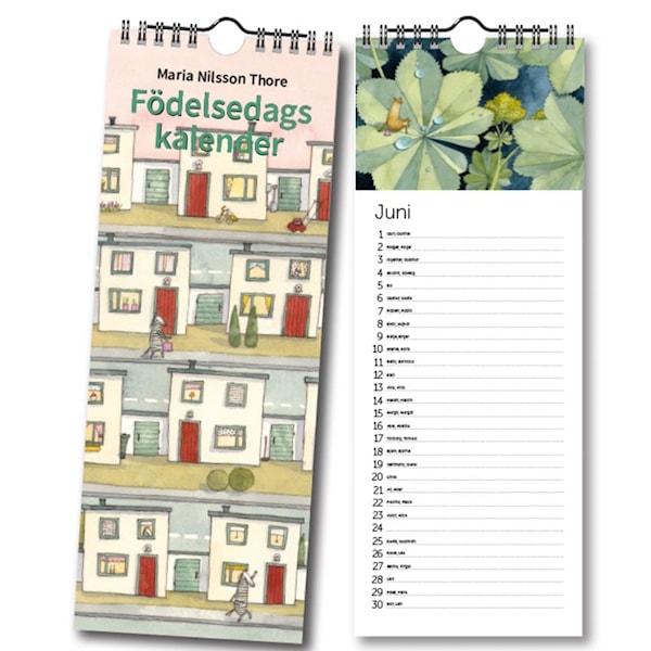 Fødselsdagskalender Udatert Maria Nilsson Thore