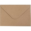 Kierrätetty kirjekuori, kirjekuoren koko 11,5x16 cm, 120 g, luonnonrusk., 50 kpl/ 1 pkk