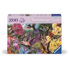 Pussel Hummingbirds & Butterflies 200 bitsr XL, Ravensburger
