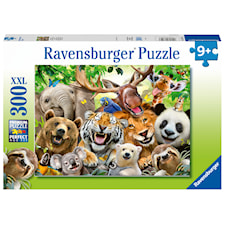 Exotic Animals Selfie Pussel 300 bitar Ravensburger