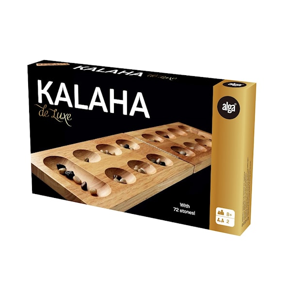 Kalaha Deluxe i trä, Alga (SE/FI/NO/DK/EN)