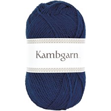 Kambgarn 50 g Indigo (0942) Istex