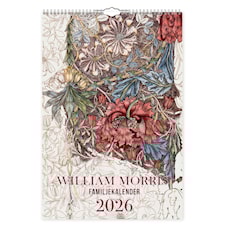 Familjekalender William Morris 2026