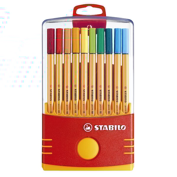 Ritpenna Fineliner Stabilo Color Parade Point 88 Multi 20-pack