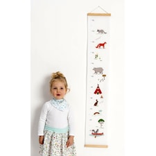 Broderi Måttvepa med djur set 20 x 111 cm