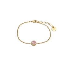 Bud To Rose, Proud Armbånd, Rosa og Gull