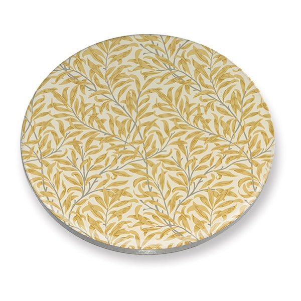 Coaster i keramikk Morris Modern Willow Bough - Gul
