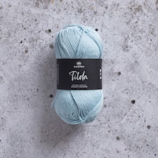 Tilda Garn Bomullsmix 50 g babyblå 572 Svarta Fåret