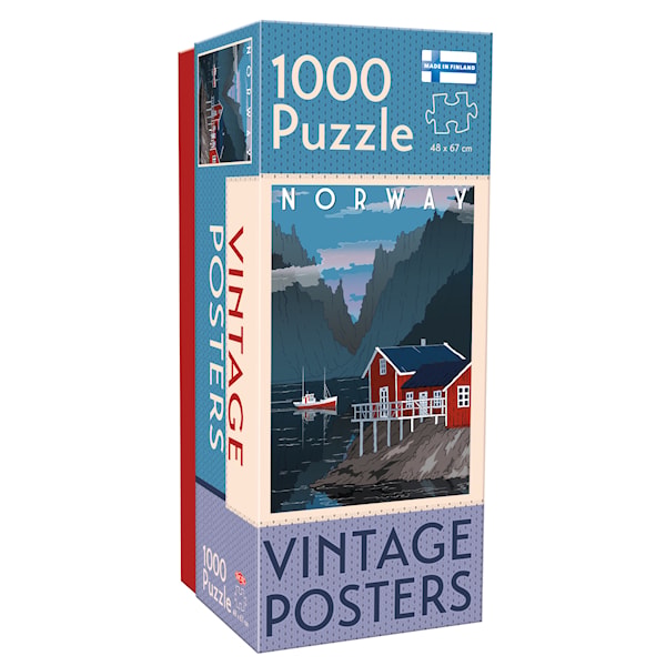 Pussel 1000 Bitar Vintage Norge, Tactic