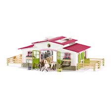 Ridcenter med ryttare och hästar 42344, Schleich