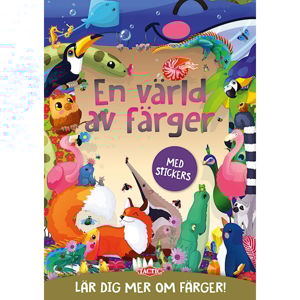 Pysselbok med Klistermärken En Värld av Färger Tactic