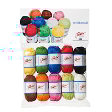 Mini Bomullsgarn Sortiment 10x10g Nystan