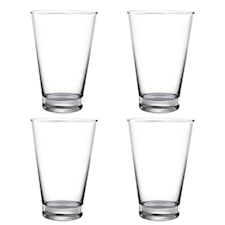 Modern House Pure & Simple Vattenglas 4-pack Klar