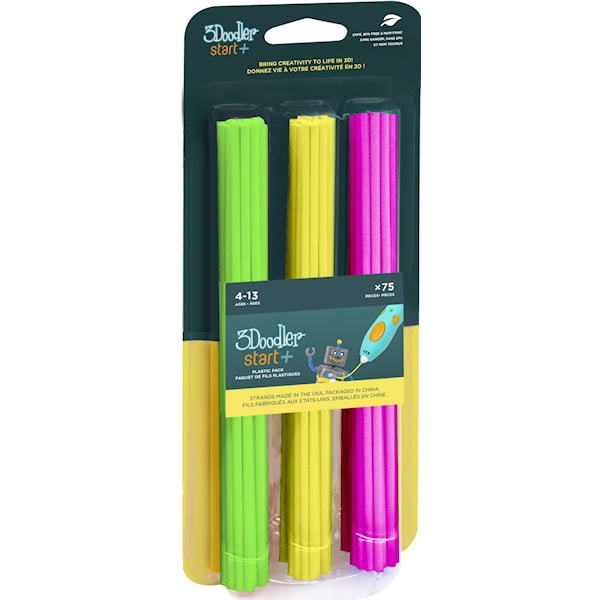 3Doodler START+Mix4 75-Pack Neon Glow