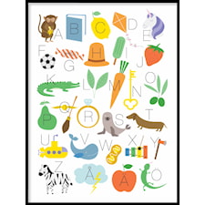 Alfabet Poster50x70cm