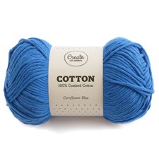 Cotton Garn 100 g Cornflower Blue A096 Adlibris
