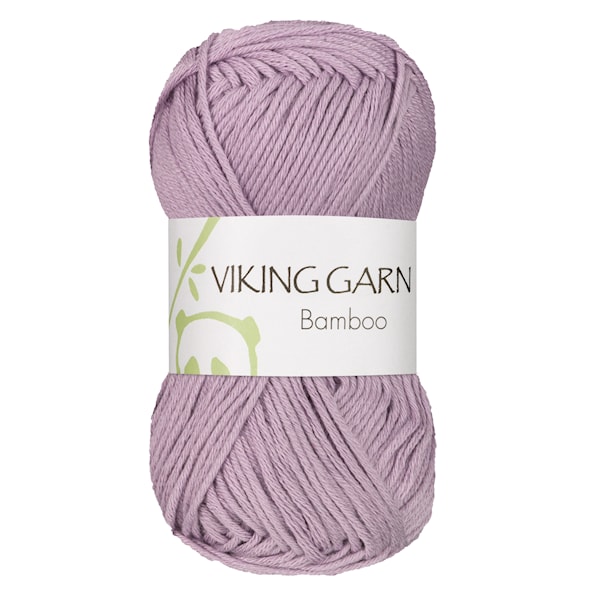 Bamboo 50 g Lys lilla 667 Viking Garn