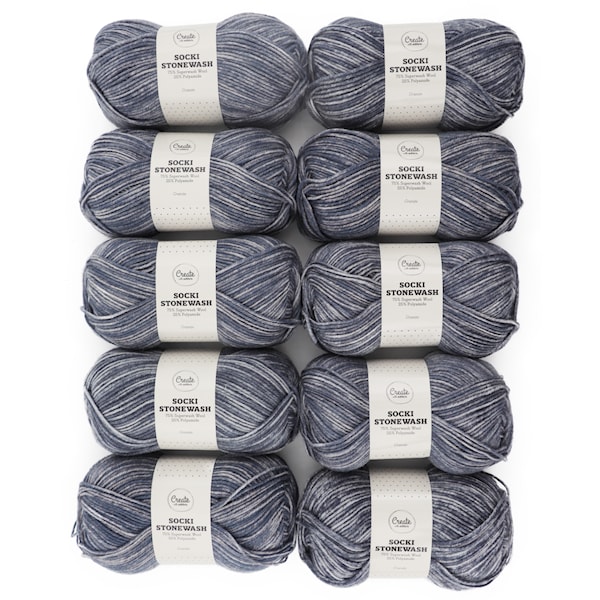 10-pack Socki Stonewash 100 g Adlibris