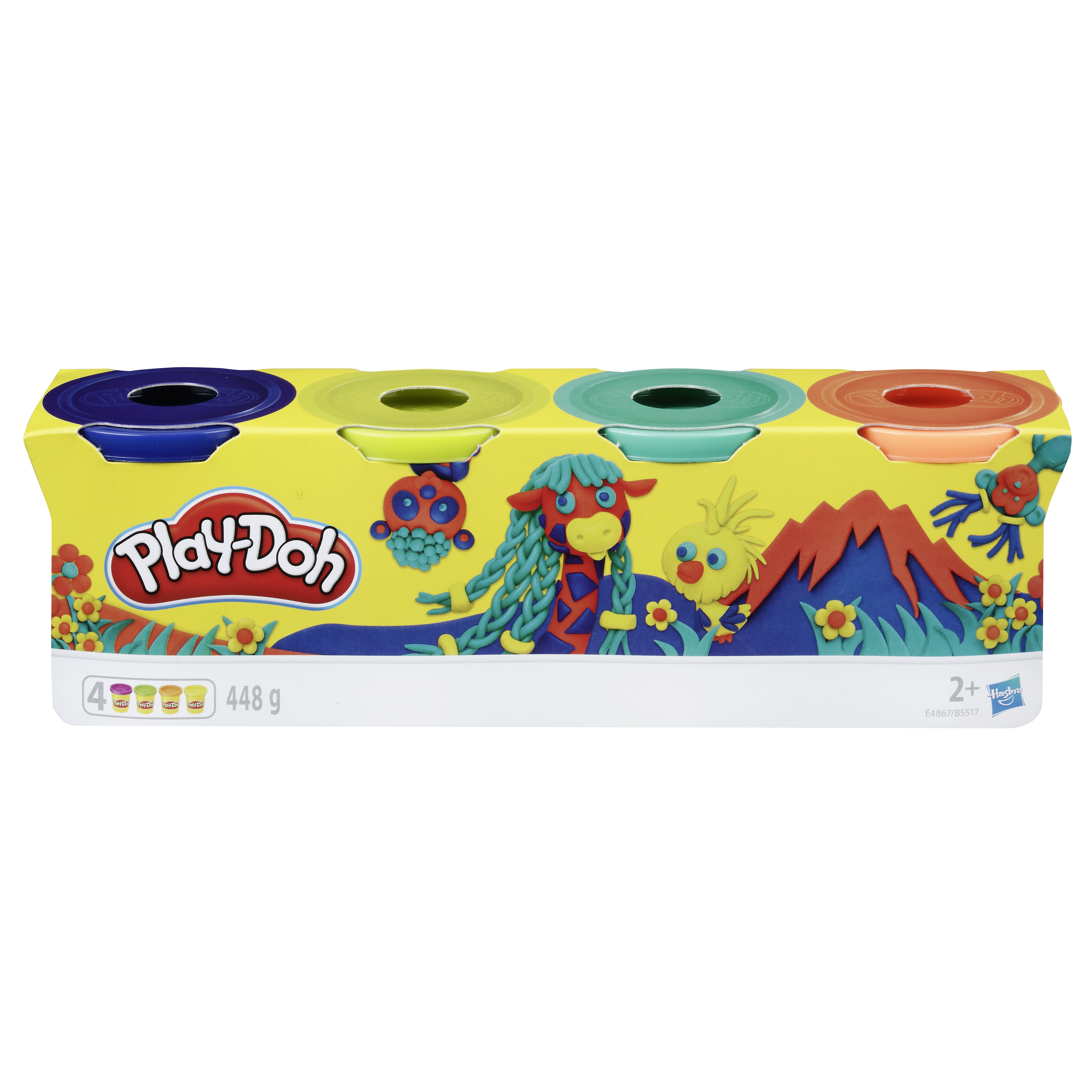 Hasbro Play-Doh Farbenset 24er Pack Knete für fantasievolles und kreatives Spi 
