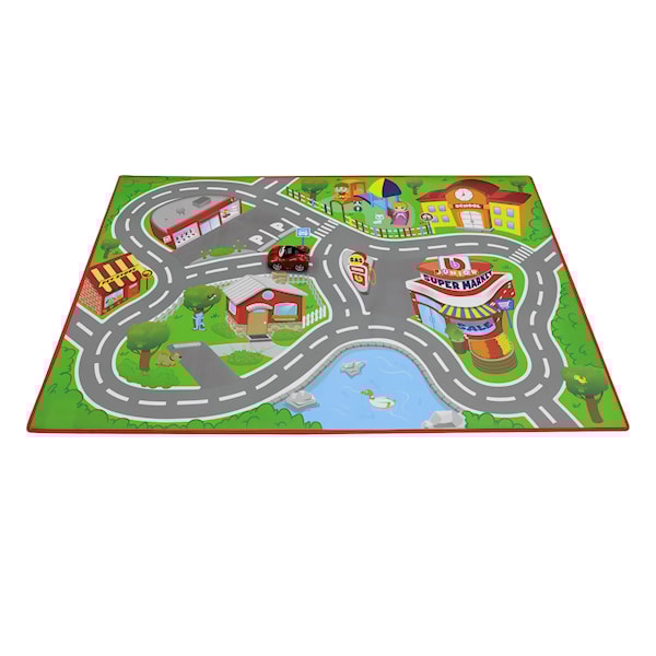 BB Junior Ferrari Junior Leketeppe By 100x70 cm -  Tekstiler  - Plast