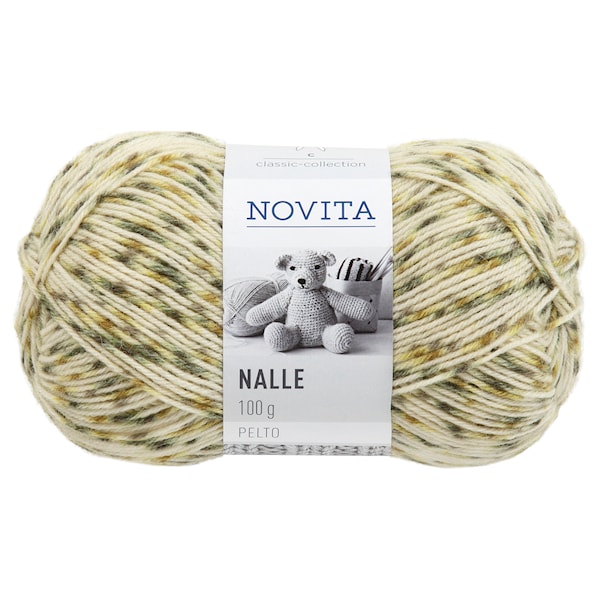 Novita Nalle Pelto Lanka Villasekoite 100 g, timotei 836