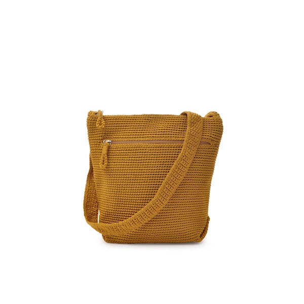 Ceannis Crochet Collection Cross Body Bag Yellow