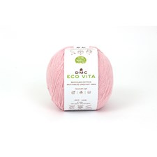 Eco Vita recycled bomull 100 gr Ljus rosa (004) DMC