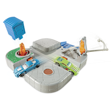 Monster Jam, Cyborg Crossing Track Set, Hot Wheels