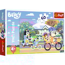 Pussel Happy Bluey 60 bitar, Trefl