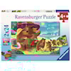 Bear Family Vacations Pussel 2x24 Bitar, Ravensburger