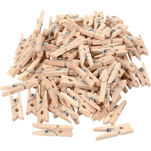 Klesklyper, L: 25 mm, B: 3 mm, 100 stk./ 1 pk.