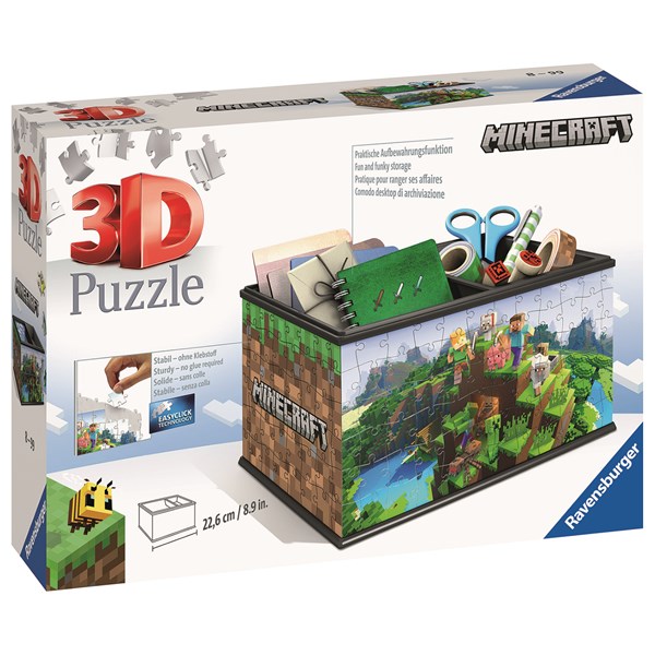 Minecraft Treasure Box 3D Pussel 108 bitar Ravensburger