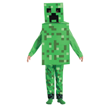 Minecraft Maskeraddräkt Fancy Creeper M (7-8) Disguise
