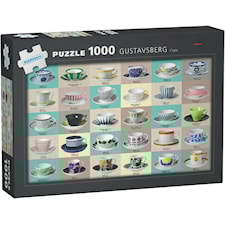 Puslespill, Gustavsberg, Cups, 1000 brikker, Egmont Kärnan