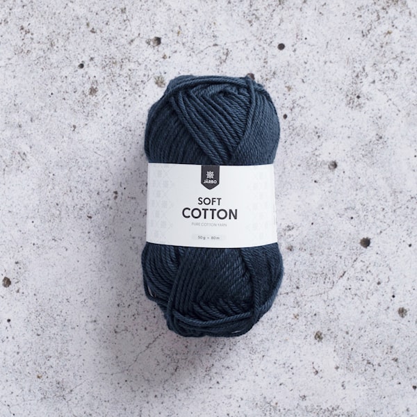 Soft Cotton Bomullsgarn 50 g Marin (8829) Järbo
