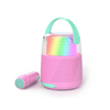Högtalare Karaoke Kit LED Rosa