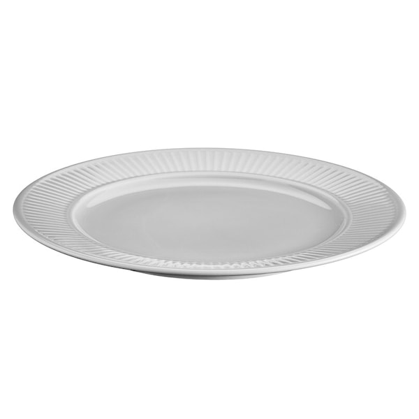 Pillivuyt Plissé Tallrik D 28 cm Grå - tallrikar & skålar Pillivuyt Plissé Tallrik D 28 cm Grå - tallrikar & skålar