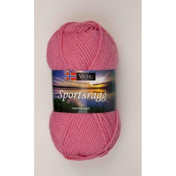 Viking of Norway Sportsragg Garn Ullmix 50g gammelrosa 581