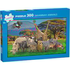 Savannah Animals, Pussel 300 bitar, Egmont Kärnan