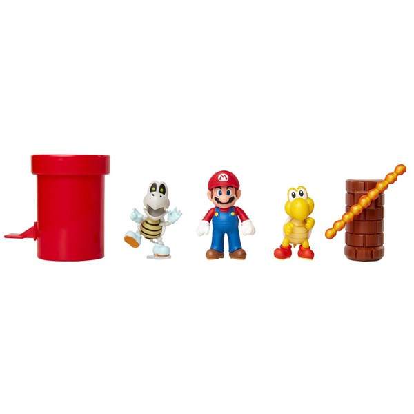 Super Mario Figurpack Dungeon Diorama 5-pack