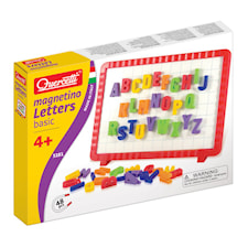Magnetbokstäver och magnettavla Quercetti