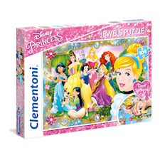 Pussel Disney Princess Jewels, 104 bitar, Clementoni