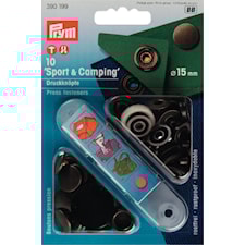 Neppari Sport & Camping Antiikkimessinki 15 mm 10 kpl Prym