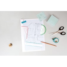 Gjennomsiktige Måleklistremerker