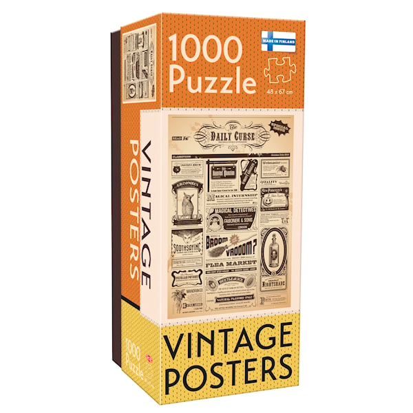 Pussel 1000 Bitar Vintage Daily Curse, Tactic