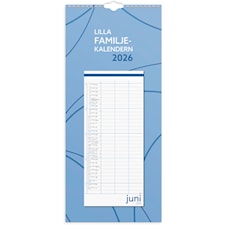 Familjekalender 2026 Lilla Familjekalendern 190x430 mm Burde