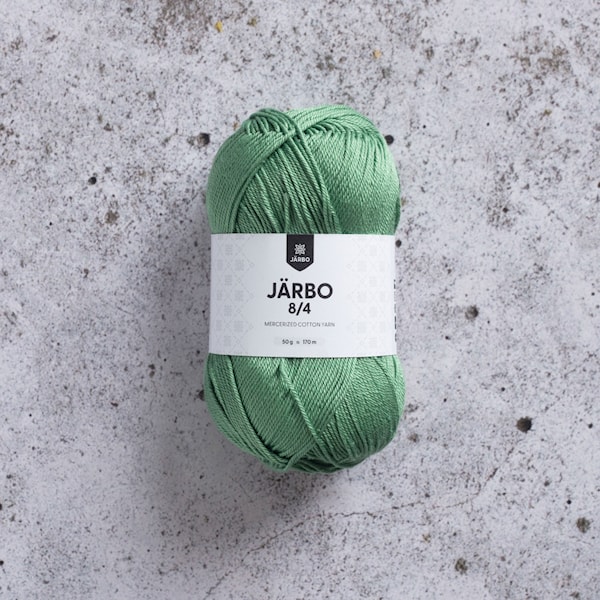 8/4 Garn Unicolor 32084 Eplegrønn