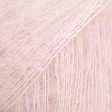 Kid- Silk Uni Color Garn Mohair Silke 25 g Powder pink 63 Drops