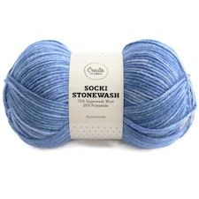 Socki Stonewash 100 g Aquamarine B118 Adlibris